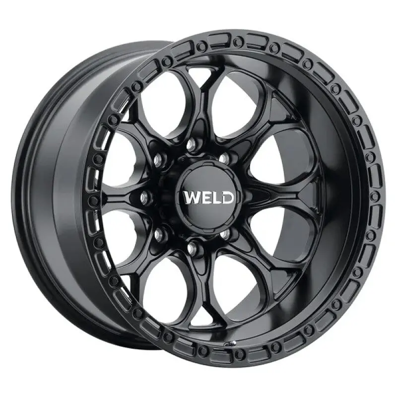 Weld Off-Road 20X9 / Bp 8X180 / Et 00 / Bs 5.00 / Ledge 8 Wheels Satin Black / Black Ring 124.3 1
