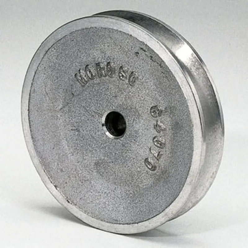 Moroso Chevrolet Small Block (W/Short Pump) Crankshaft Pulley - Single Groove - Cast Aluminum 1