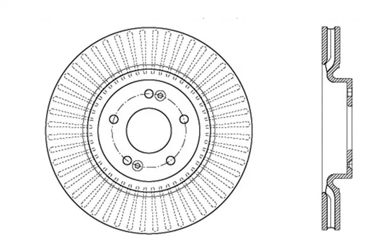 Stoptech Drilled Sport Brake Rotor 1