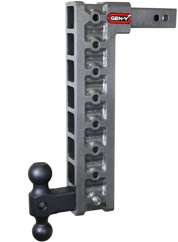 Gen-Y Mega Duty 2In Shank 17.5In Drop 10K Hitch W/Gh-031 Dual-Ball W/Gh-0100 Stabilizer Kit 1