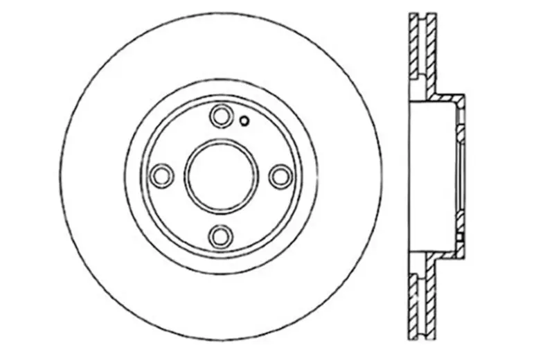 Stoptech Drilled Sport Brake Rotor 1