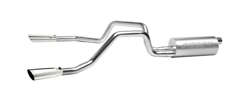 Gibson 11-14 Ford F-150 Svt Raptor 6.2L 3In Cat-Back Dual Split Exhaust - Stainless 1