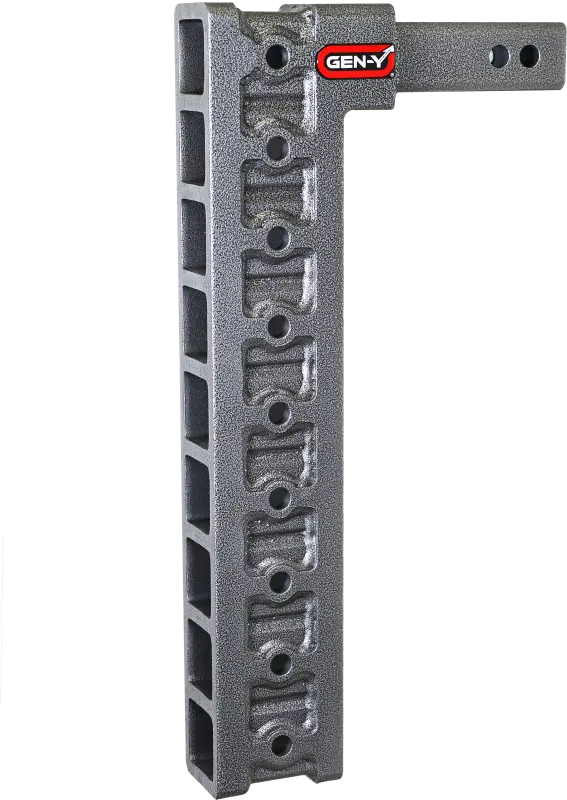 Gen-Y Mega Duty 2In Shank 20In Drop 1.5K Tw 10K Hitch W/Gh-0100 Stabilizer Kit 1