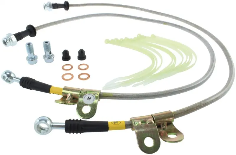 Stoptech 05-09 Land Rover Lr 3 / 06-09 Range Rover Front Stainless Steel Brake Line Kit 1