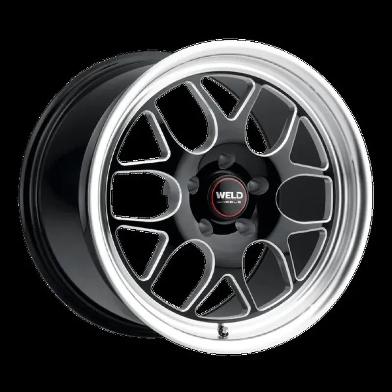 Weld Solana Drag 20X5 / 5X114.3 Bp / Et-38 / 78.1Mm Bore - Gloss Black Mil Dia Wheel 1