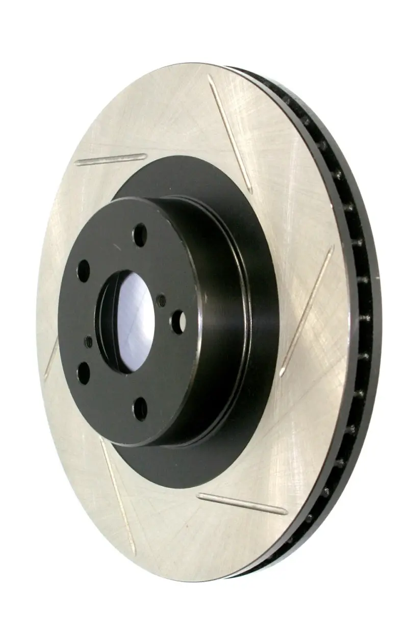 Stoptech 06-13 Volvo C70 Front Right Slotted Cryo Sport Brake Rotor 1