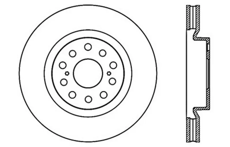Stoptech Drilled Sport Brake Rotor 1