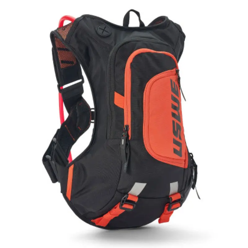 Uswe Moto Hydro Hydration Pack 12L - Black/Factory Orange 1