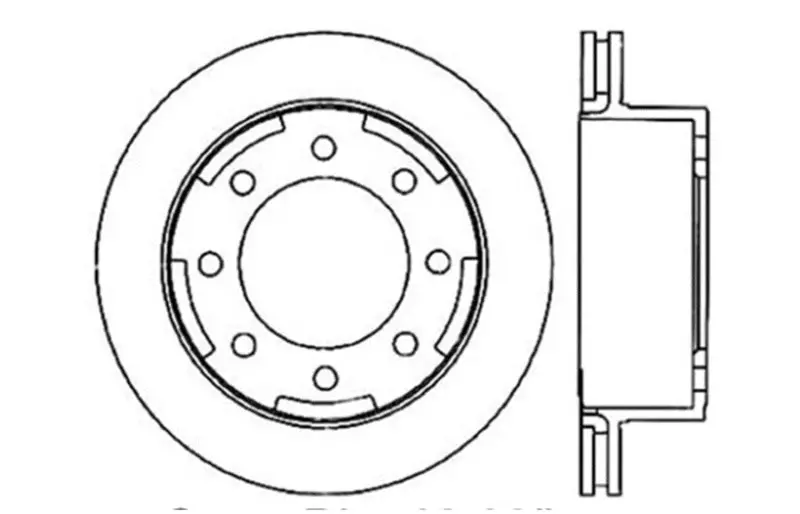 Stoptech Drilled Sport Brake Rotor 1