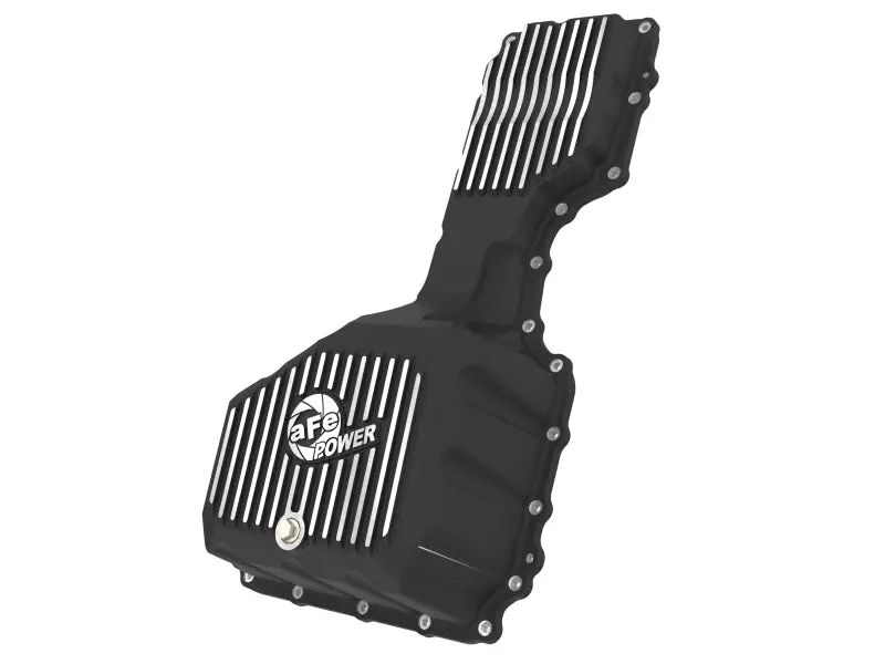 Afe 20-25 Gm Diesel V8-6.6L L5p Engine Oil Pan W/ Machined Fins 1