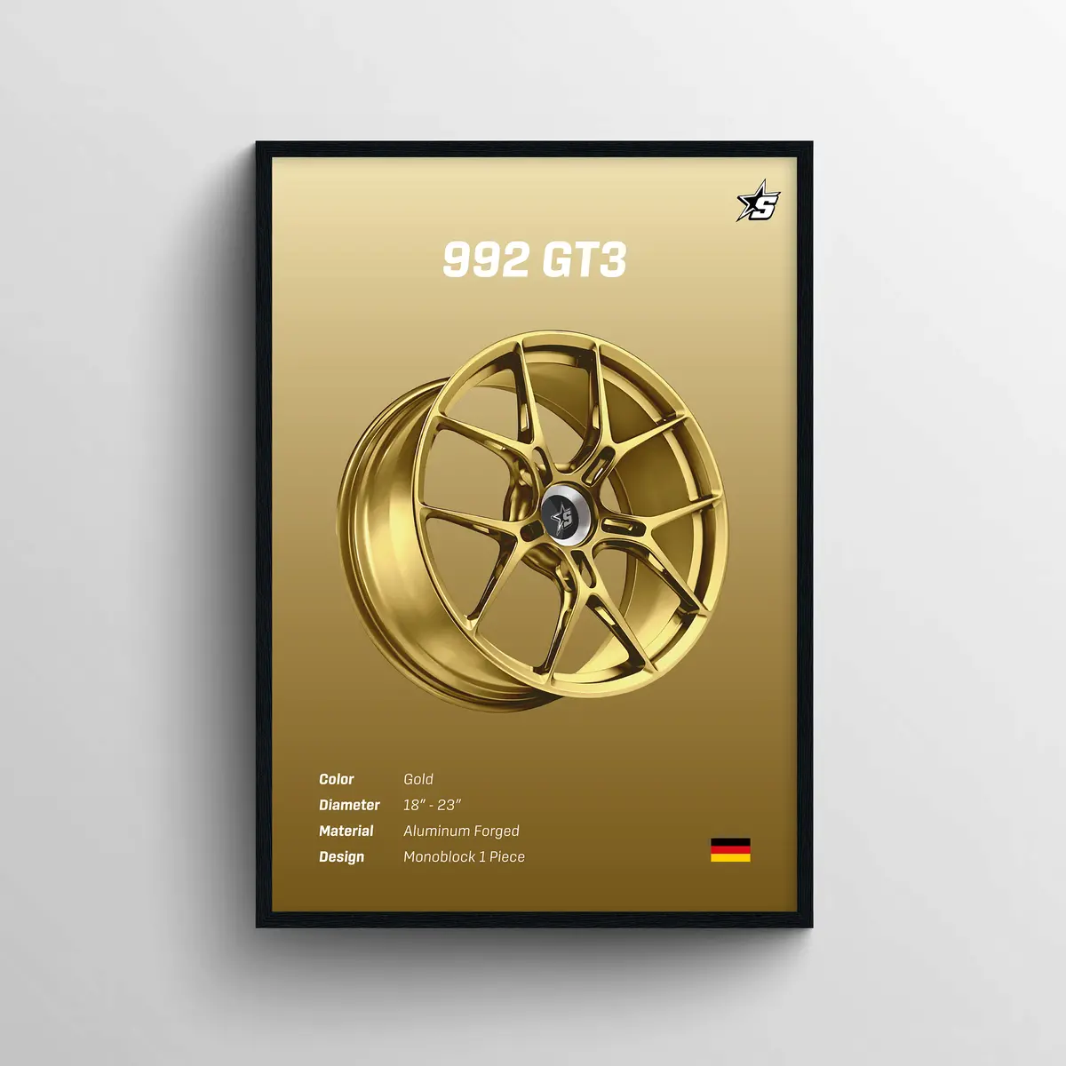 Porsche 992 Gt3 Gold 1