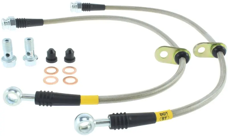 Stoptech 07-09 Ford Edge / 07-09 Lincoln Mkx Stainless Steel Rear Brake Lines 1