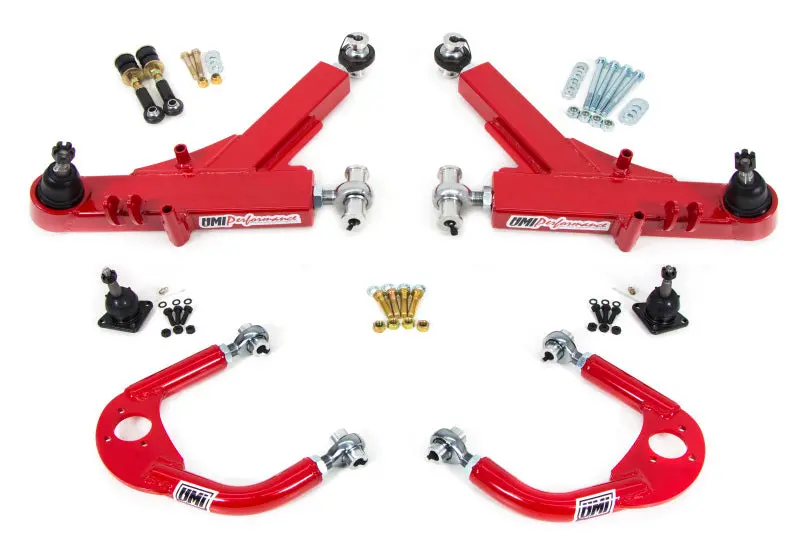 Umi Performance 93-02 Gm F-Body A-Arm Kit Road Race Boxed Lower + Adj Upper 1