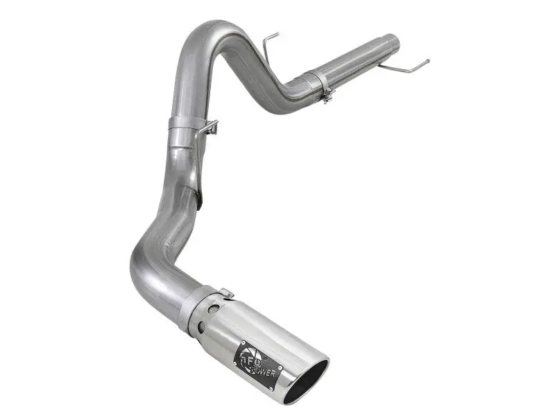 Afe 2021 Ford F-150 V6-3.0L (Td) Large Bore 409 Ss Dpf-Back Exhaust System W/ Polished Tip 1