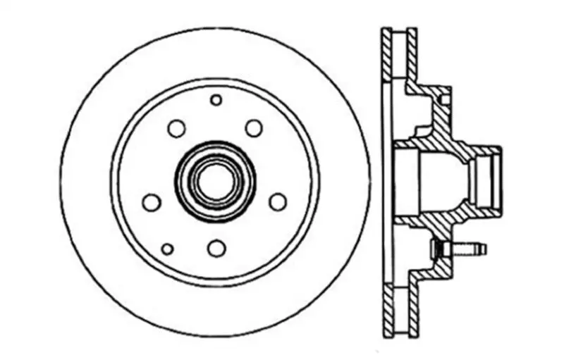Stoptech Drilled Sport Brake Rotor 1