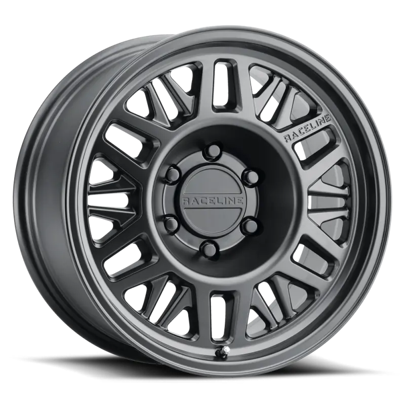 Raceline 451B Ryno 17X8.5In / 6X135 Bp / 0Mm Offset / 87.1Mm Bore - Satin Black Wheel 1