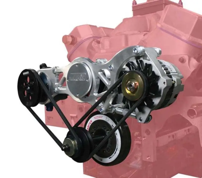 Moroso Chevrolet Big Block Alternator & Vacuum Pump Mount - Moroso Water Pump - 130Mm Alternator 1
