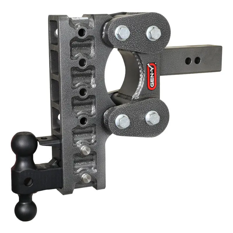 Gen-Y The Boss Torsion-Flex 2In Shank 10In Drop 16K Hitch W/Gh-051 Dual-Ball/Gh-032 Pintle Lock 1