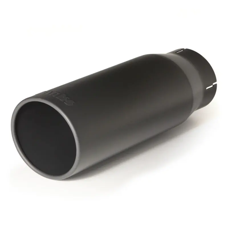 Banks Power Tailpipe Tip Kit - Ss Round Straight Cut - Black - 3.5In Tube - 4.38In X 12In 1