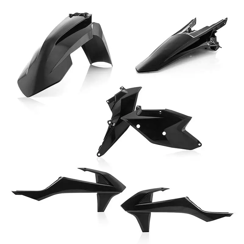 Acerbis 17-19 Ktm Xc-W150/250/300/ Exc-F250/350/450/500 Plastic Kit - Black 1