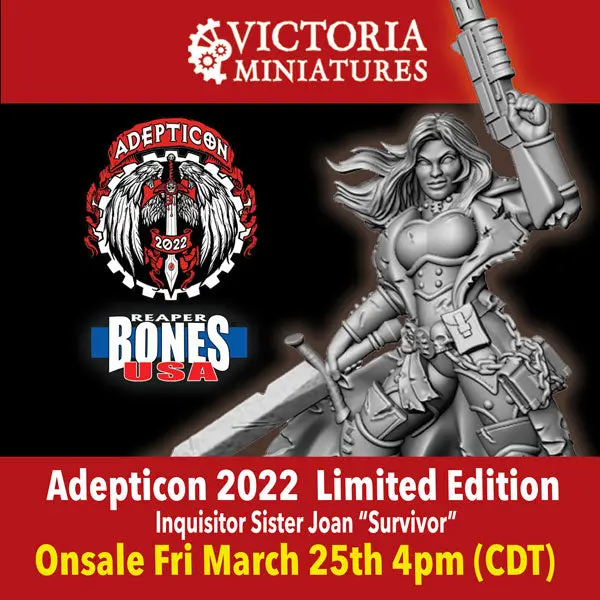 2022 Adepticon L.E, Inquisitor Sister Joan 1