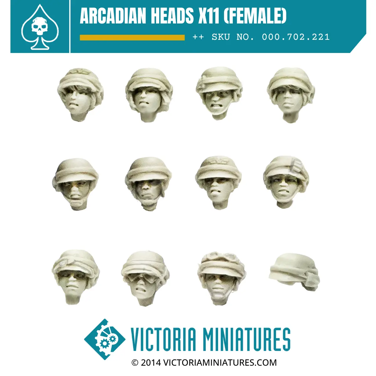 Arcadian Heads X11 (Female) 1