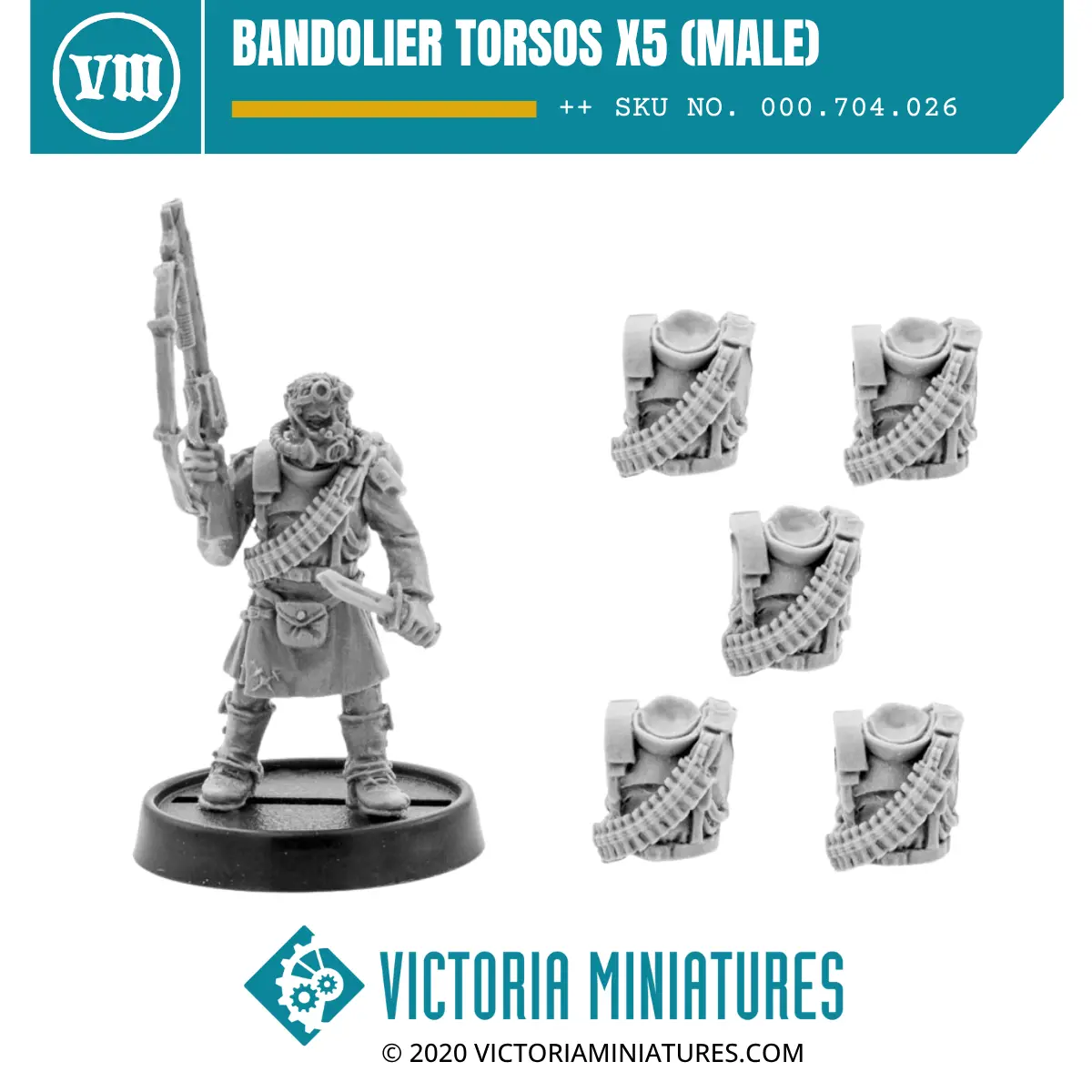 Bandolier Torsos X5 (Male) 1