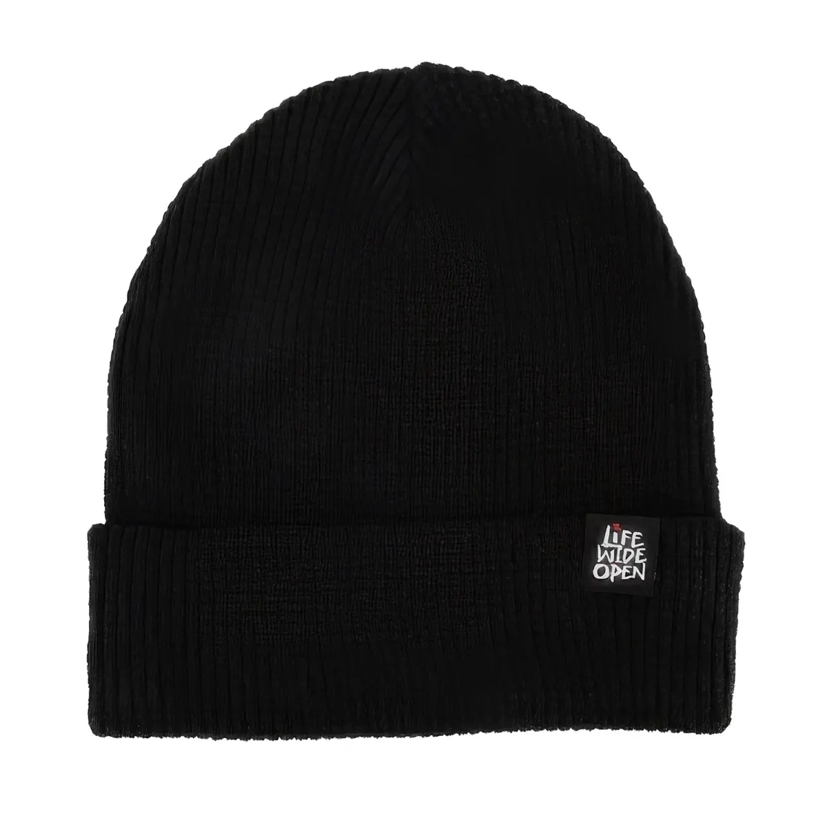 Black Waffle Lwo Beanie 1