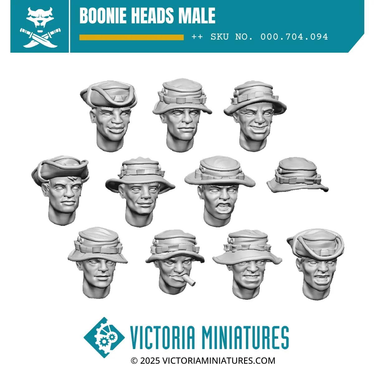 Boonie Hat Heads Male X10 1