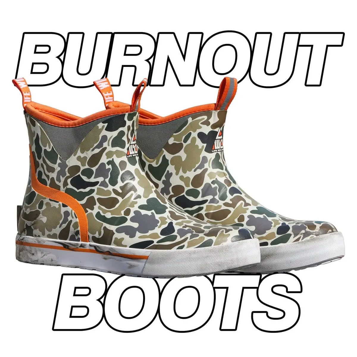 Burnout Sale Duck Camo Deck Boots 1