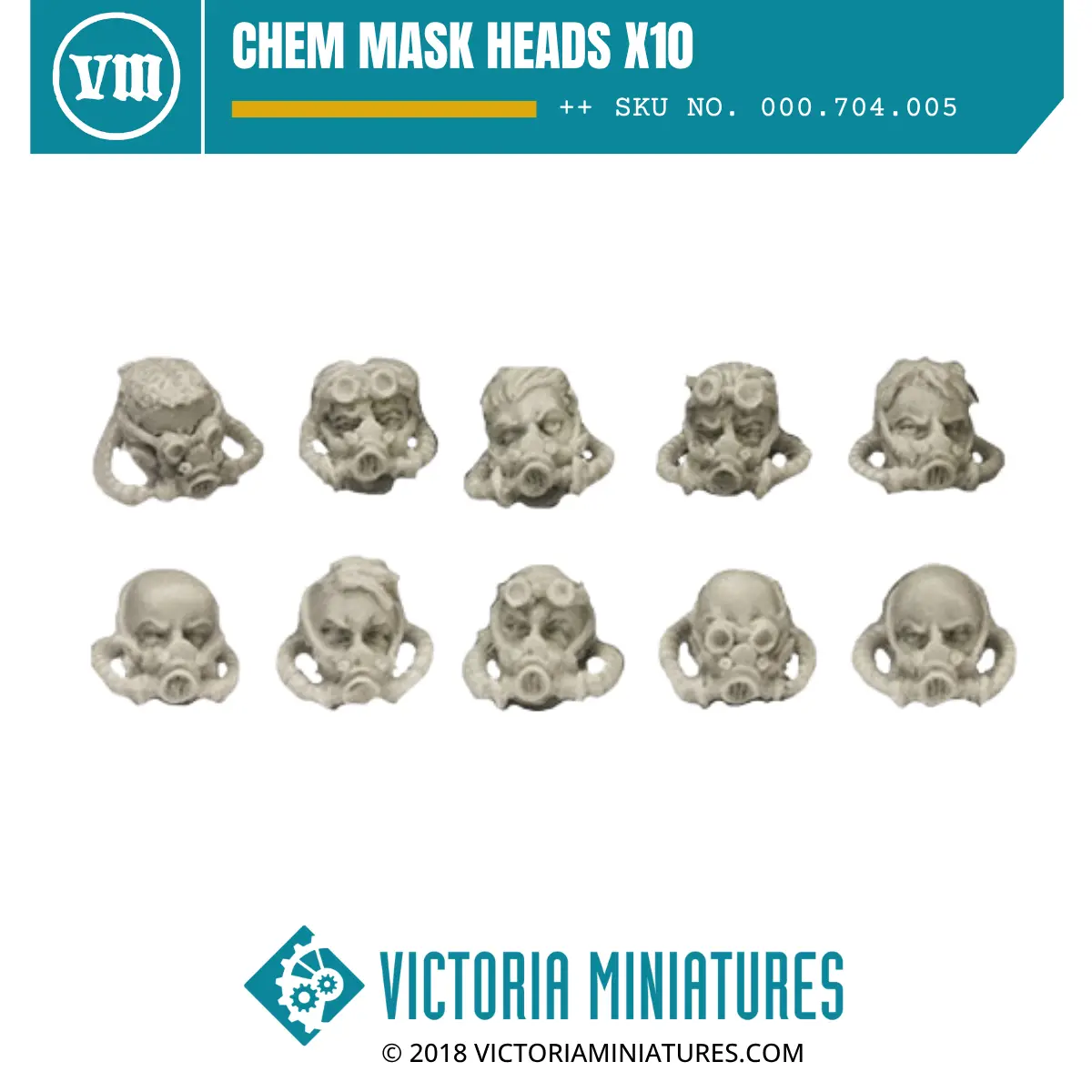 Chem Mask Heads X10 1