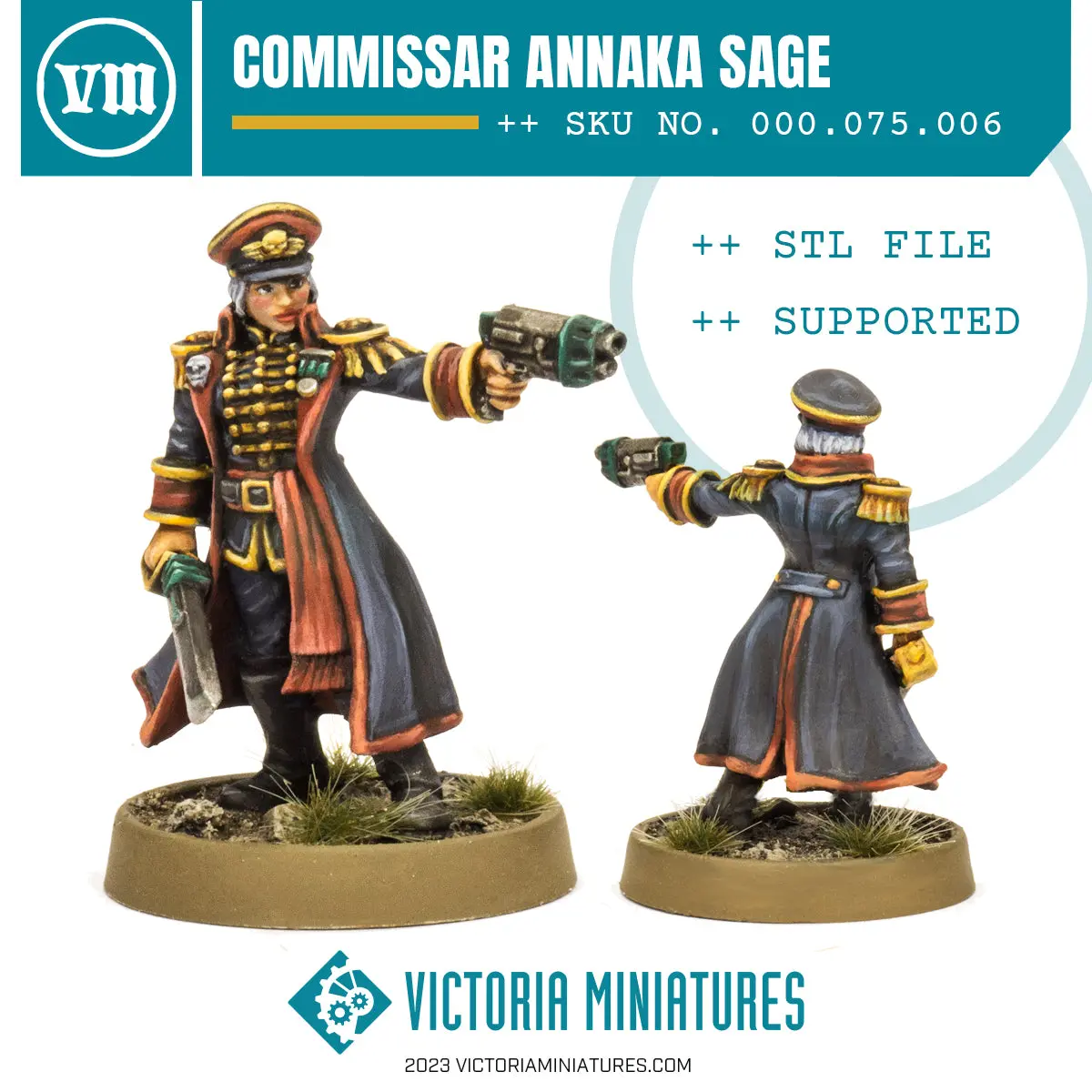 Commissar Annika Sage .Stl Download 1