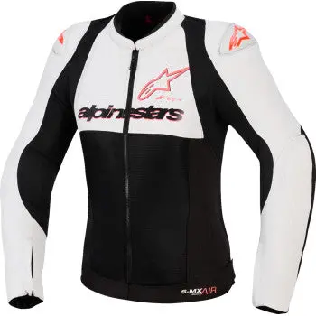 Alpinestars Stella Smx Air Jacket - Ice Gray/Black/Coral Fluo - Small 3316523-9297-S 1