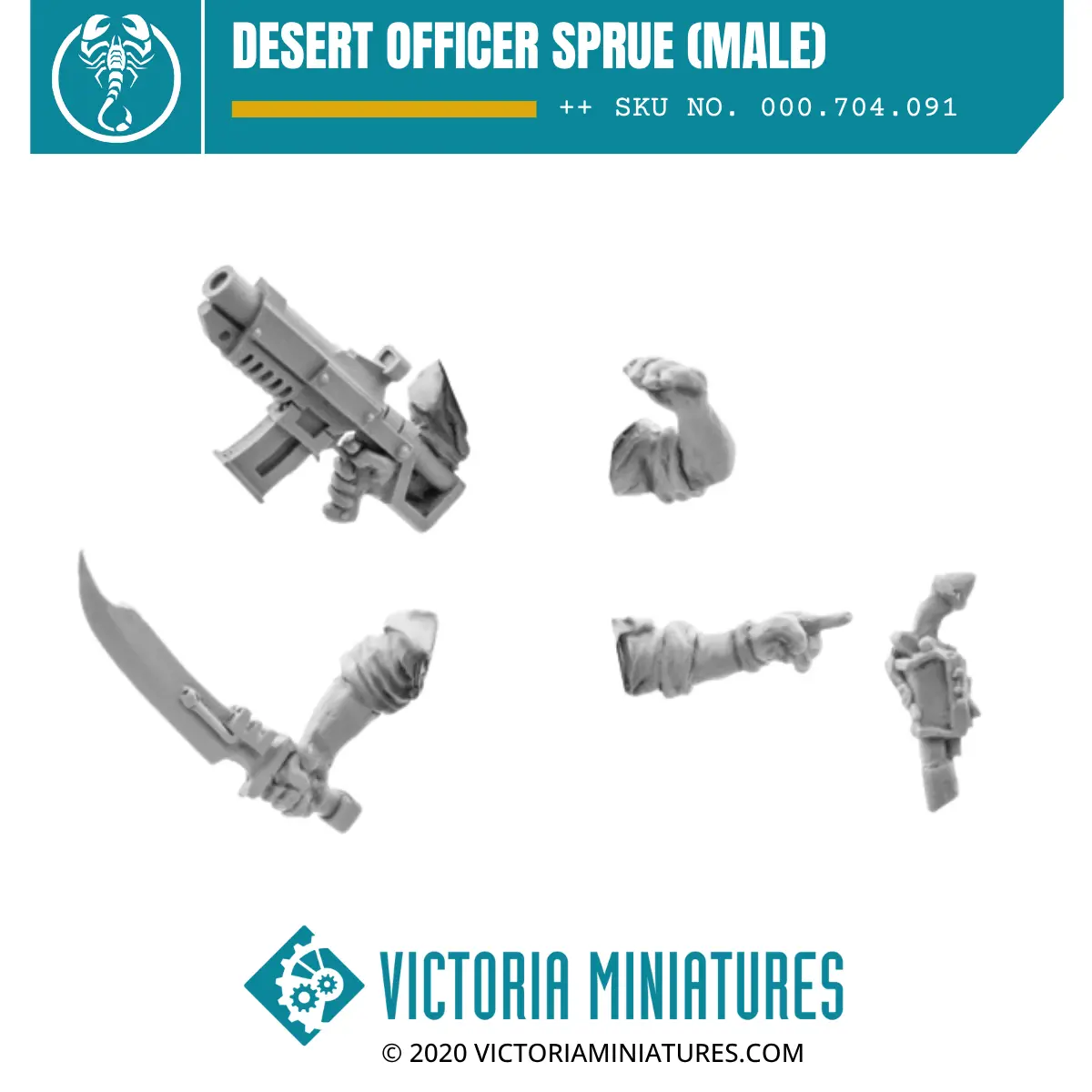 Desert Officer Sprue (Male) 1