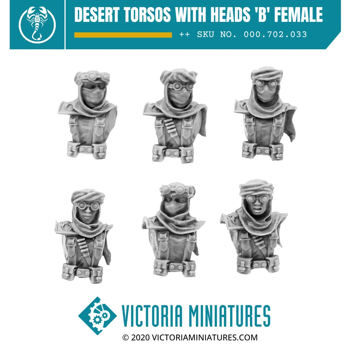 Desert Torsos With Heads 'B' Female 1