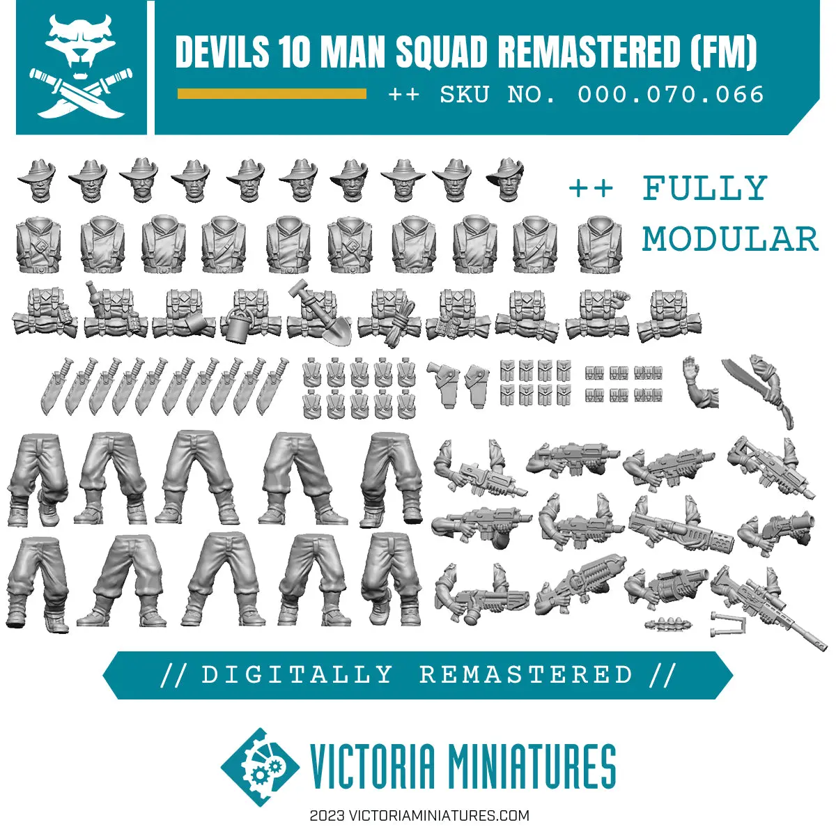 Devils 10 Man Squad Remastered (Fully Modular) 1