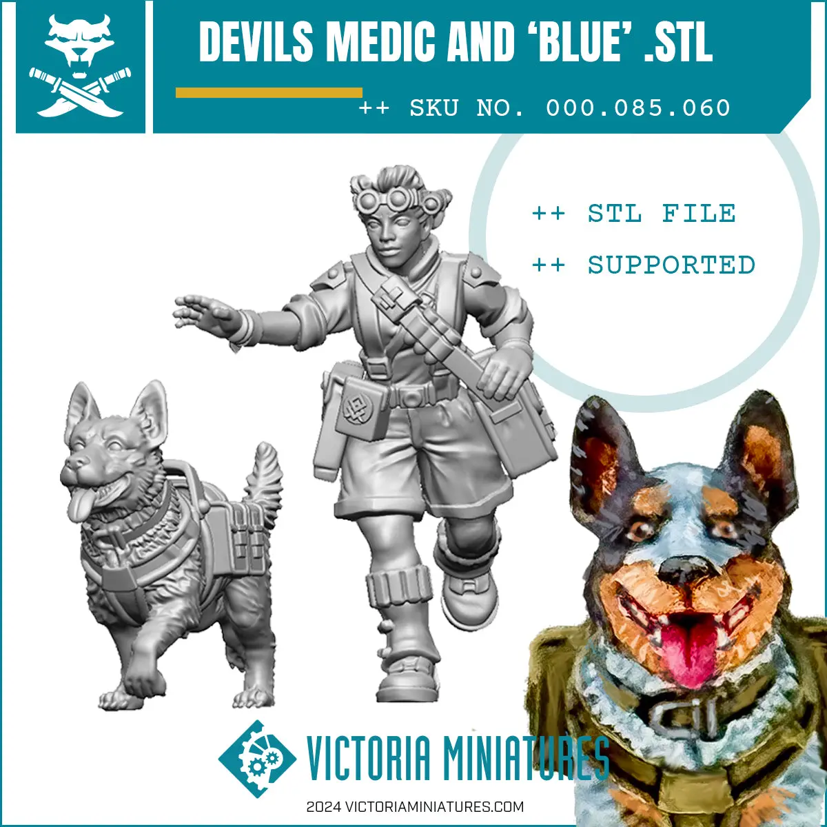 Devils Medic And 'Blue' .Stl Download 1