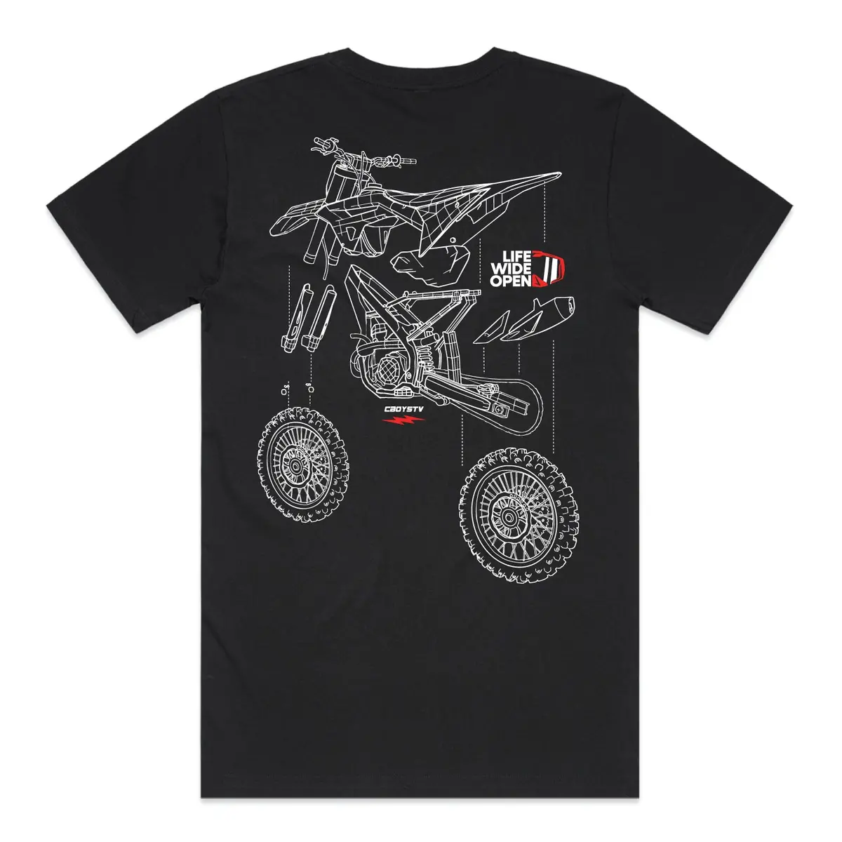Dirtbike Blowup Tee 1