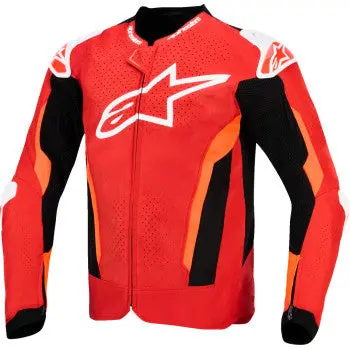 Alpinestars T-Gp Air Jacket - Bright Red/Red Fluo/Black - Large 3300626-3097-L 1