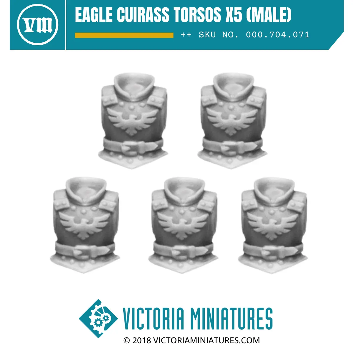Eagle Cuirass Torsos X5 (Male) 1