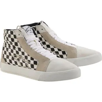 Alpinestars Ride-63 Canvas Shoes - White/Black/Chess - Us 13 2540726-2081-13 1