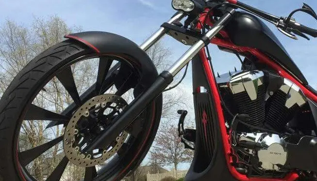 Honda Fury Smoothie Lower Fork Covers In Satin Black 1