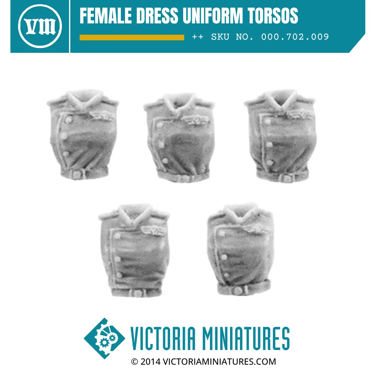Female Dress Uniform Torsos. 1