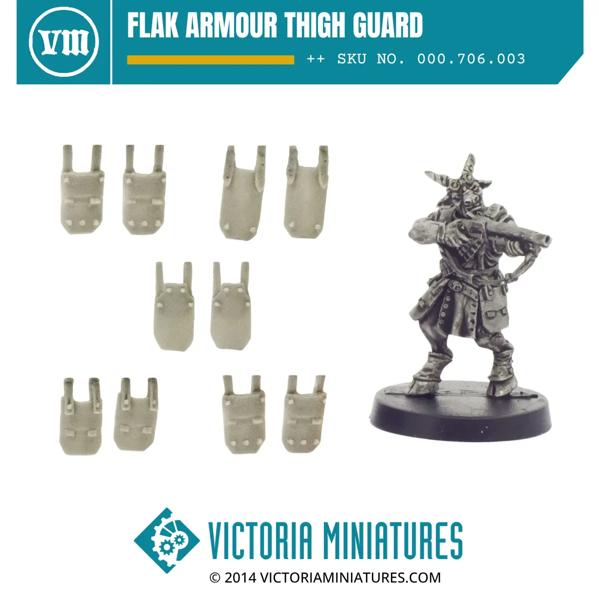 Flak Armour Thigh Guard 1