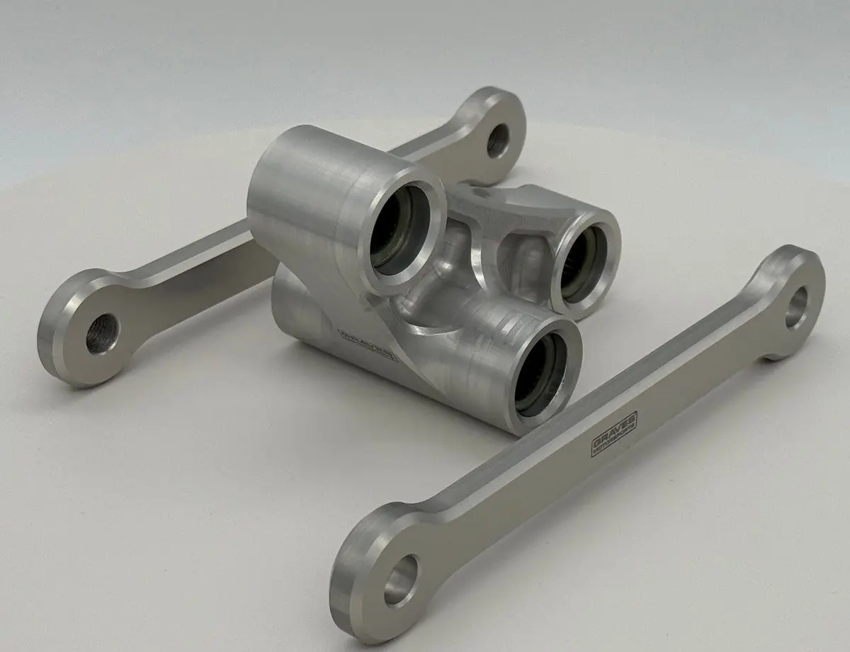 Graves Kawasaki   - A Spec Kit Suspension Link Zx-636 / Zx-6R 2009 - 2025   Link-Zx6-Kita 1