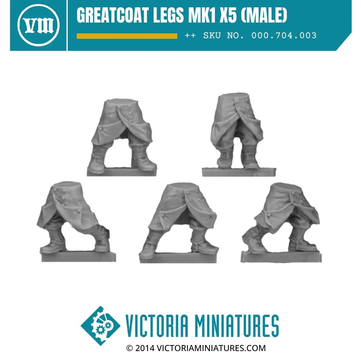 Greatcoat Legs Mk1 X5 (Male) 1
