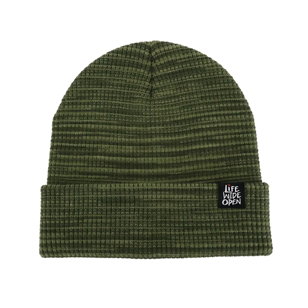 Green Waffle Lwo Beanie 1
