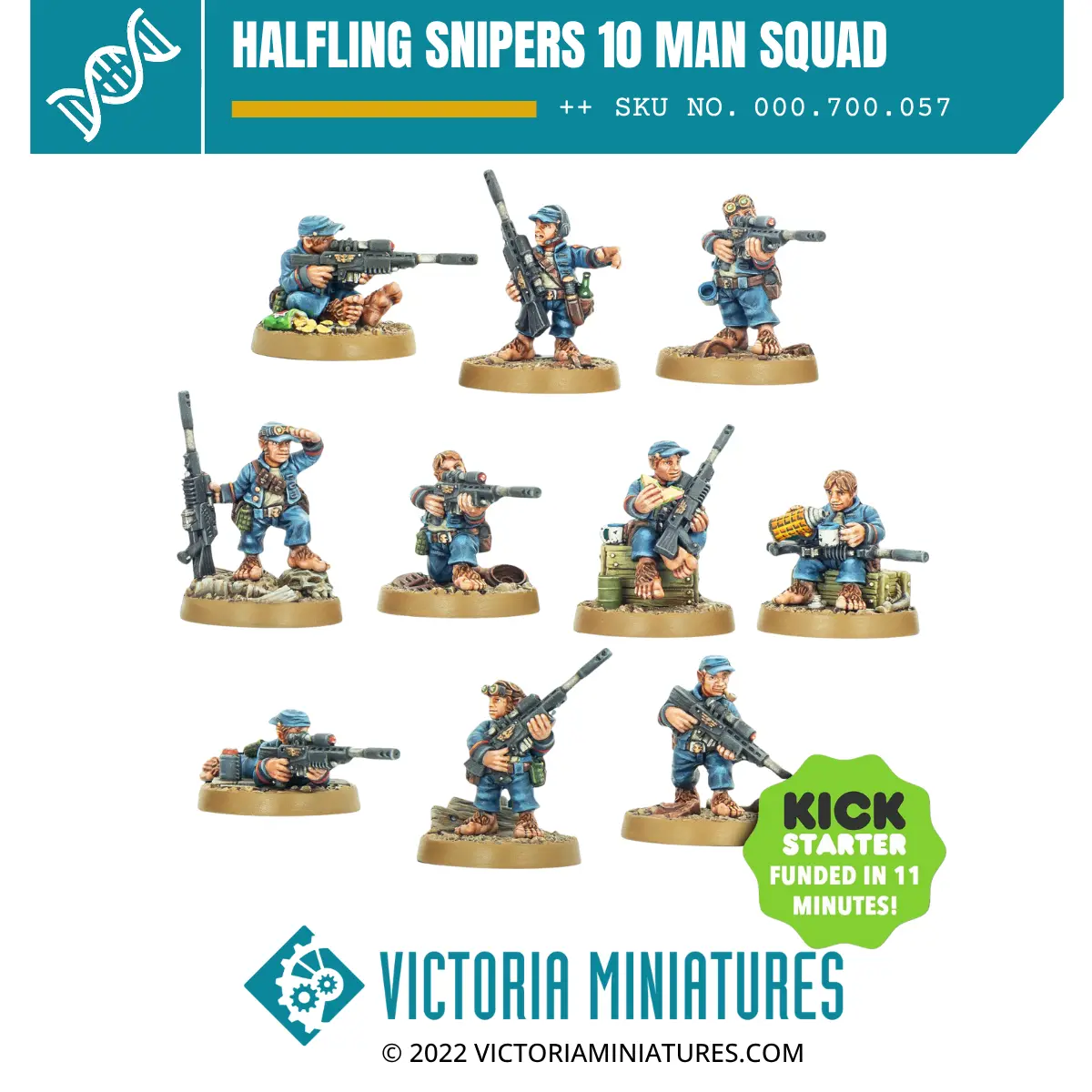 Halfling Snipers 10 Man Squad 1