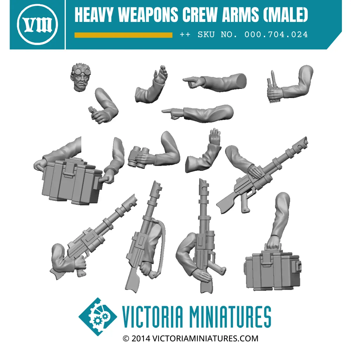 Heavy Weapon Crew Arms (Male) 1