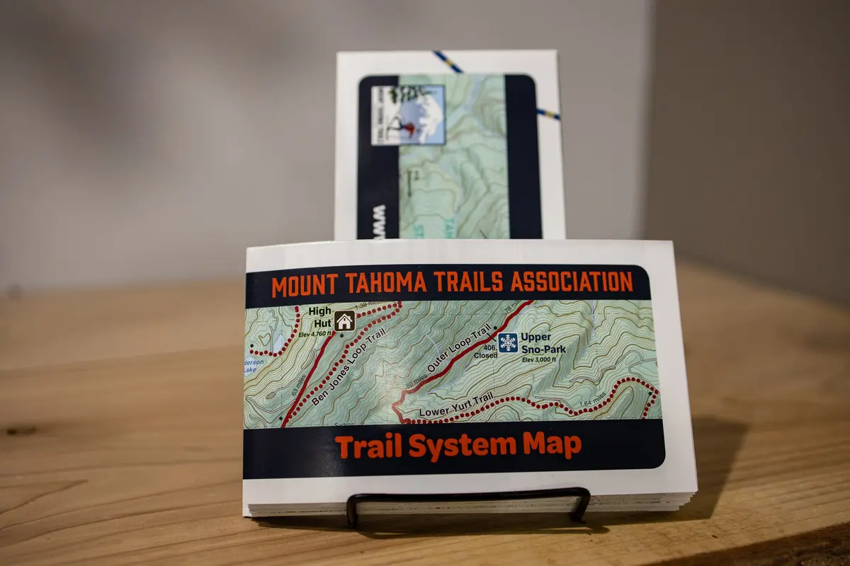 Mount Tahoma Trail System Map 1